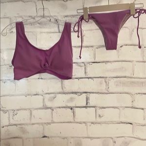 Purple bikini